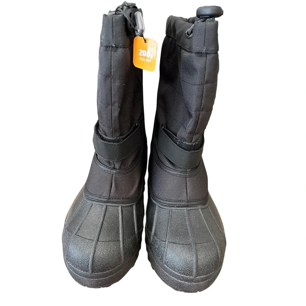 NEW Columbia Snow Boot- Winter Hi-Top Insulate‎ Drawstring Black Woman's Size 7